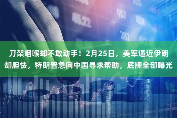 刀架咽喉却不敢动手！2月25日，美军逼近伊朗却胆怯，特朗普急向中国寻求帮助，底牌全部曝光